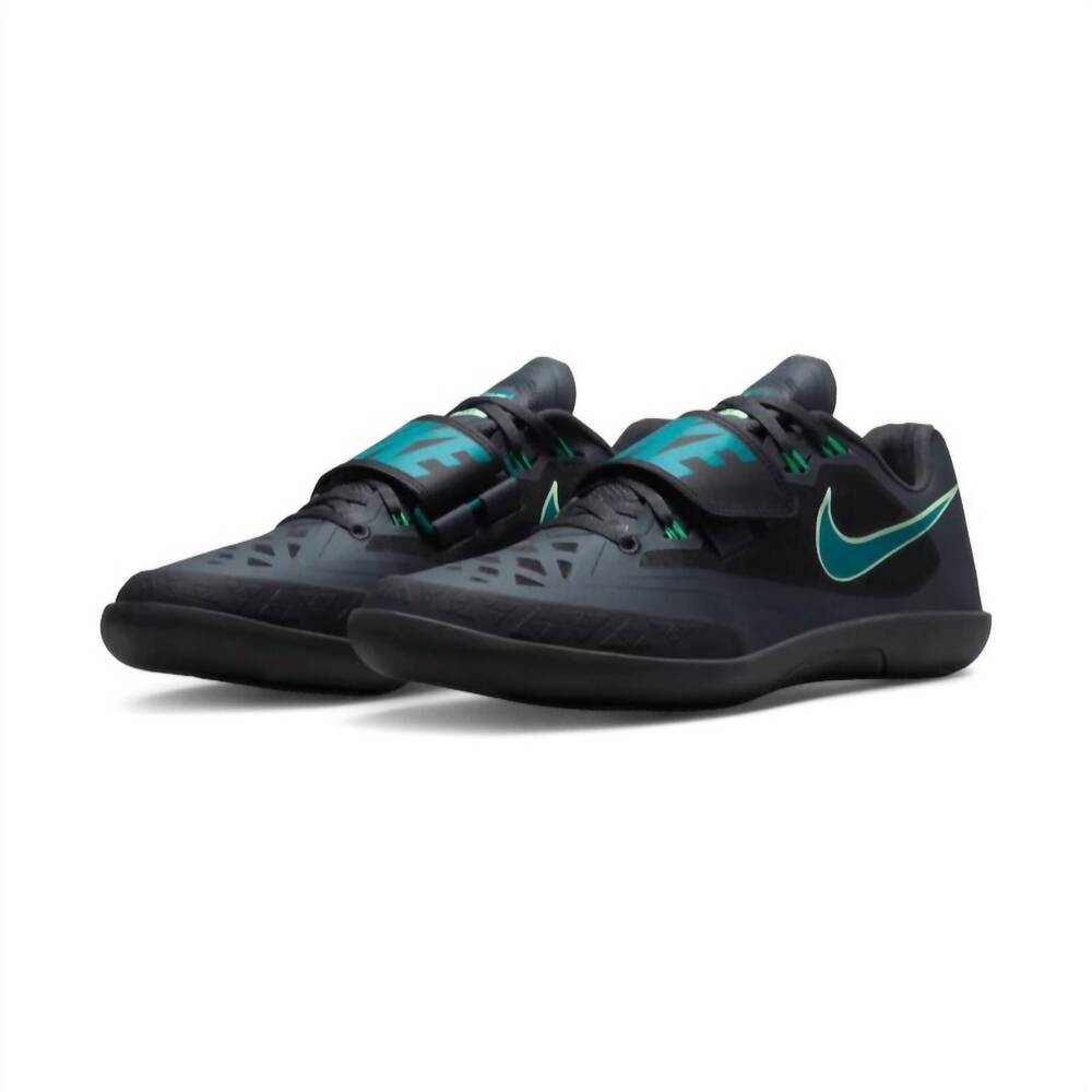 NEW NIKE unisex zoom sd 4 throwing shoes in black/bright spruce/vapor green